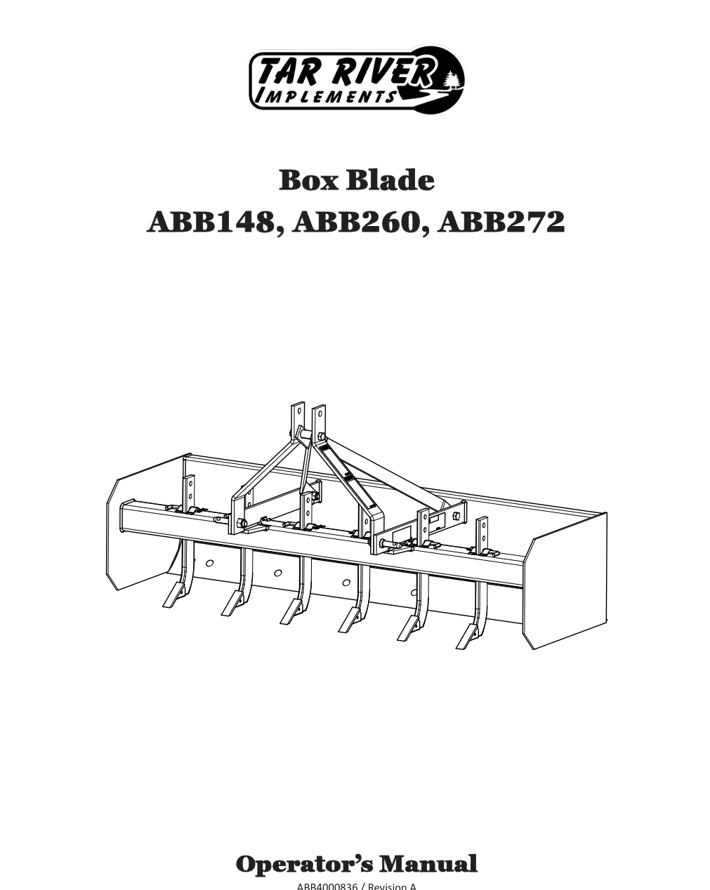 ABB Series Box Blade Manual
