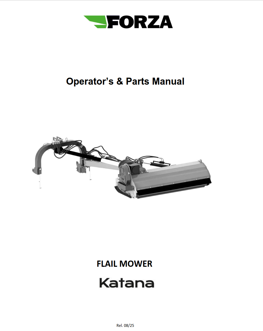 FORZA Katana Flail Mower Manual