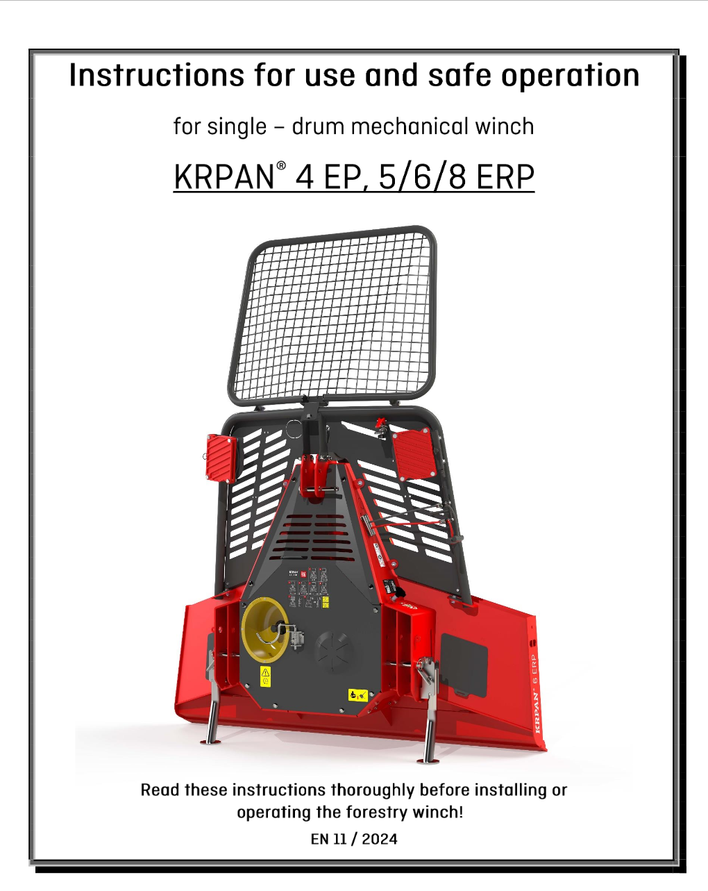 KRPAN Logging Winch