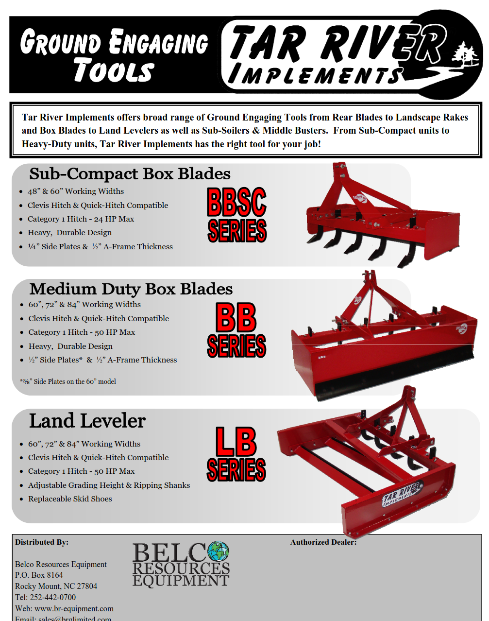 Tar River Implements - GROUND ENGAGING TOOLS