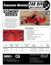 Finishing Mower Literature