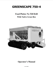 Greenscape 750-4 Food Plotter No Till Drill